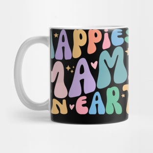 Happiest Mamma: Earthy Retro Groovy Mother's Day Mug